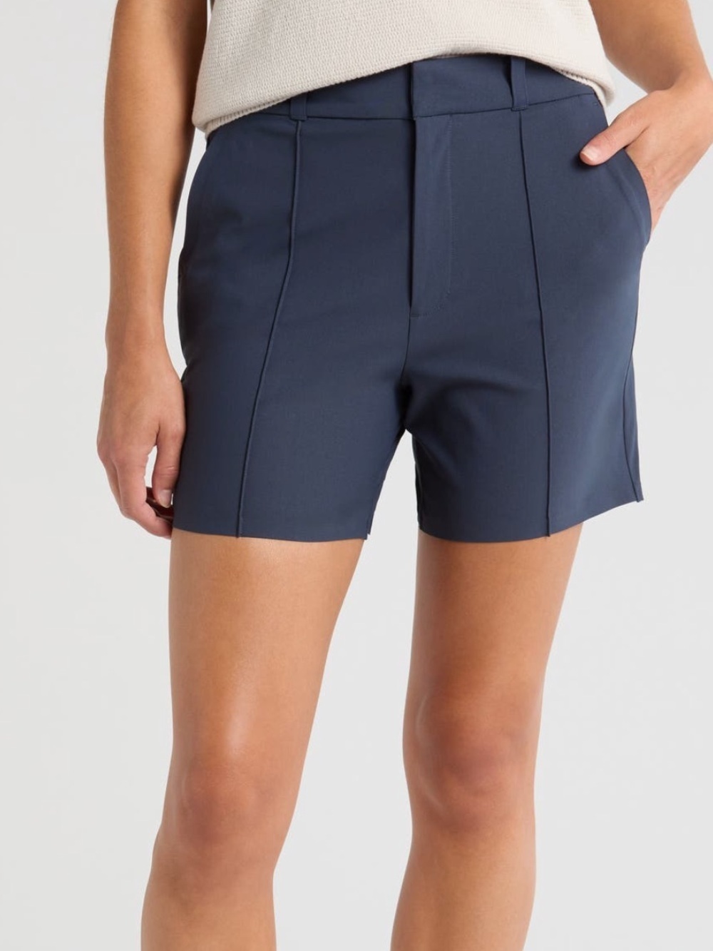 NEW RHÔNE Birdie Golf Trouser Shorts {$118} Dark Navy Blue Women’s Sz 10
